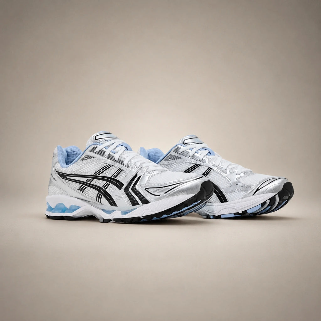 ASCS Kayano 14 Blanc Baby Blue
