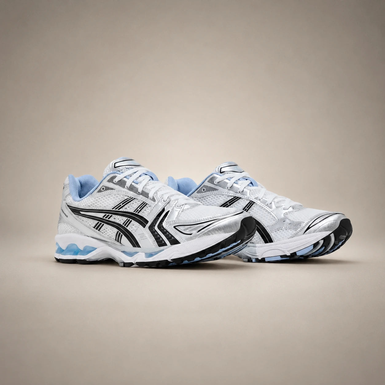 ASCS Kayano 14 Blanc Baby Blue
