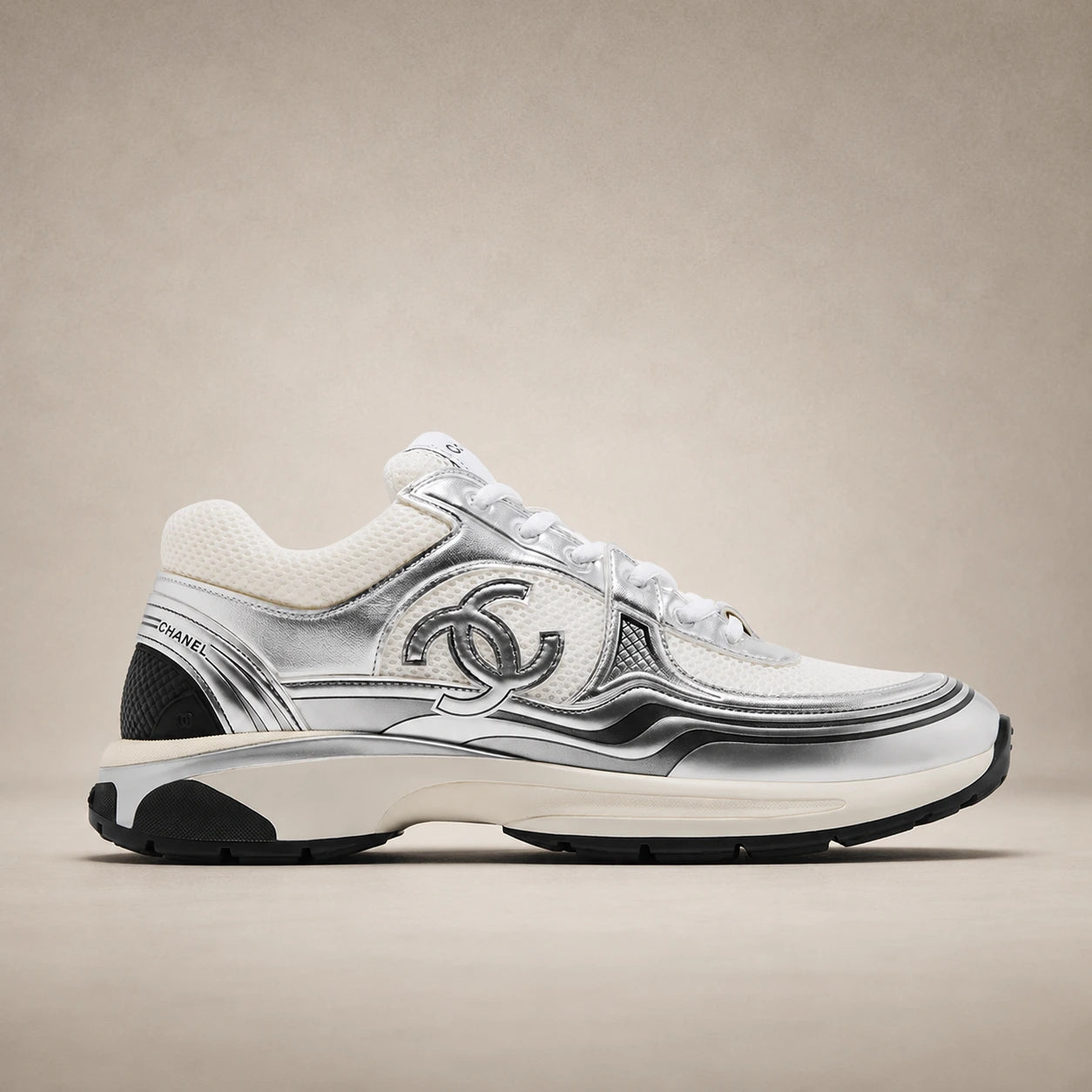 CHNL Runner Blanc argenté