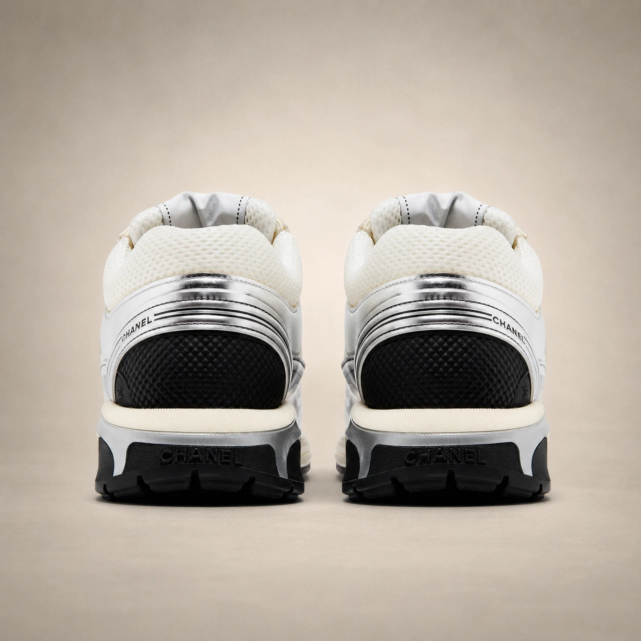 CHNL Runner Blanc argenté