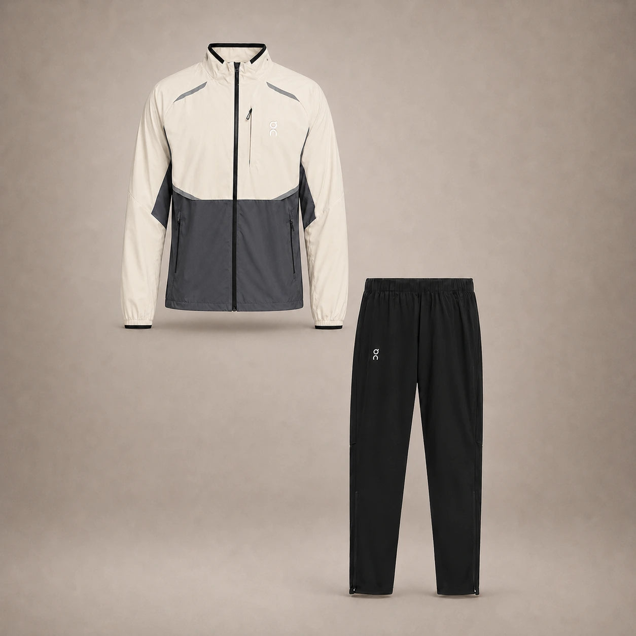 Ensemble On Blanc/Gris sans Capuche