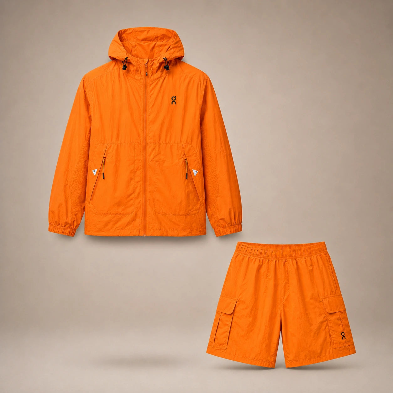 Ensemble Veste/Short On Orange
