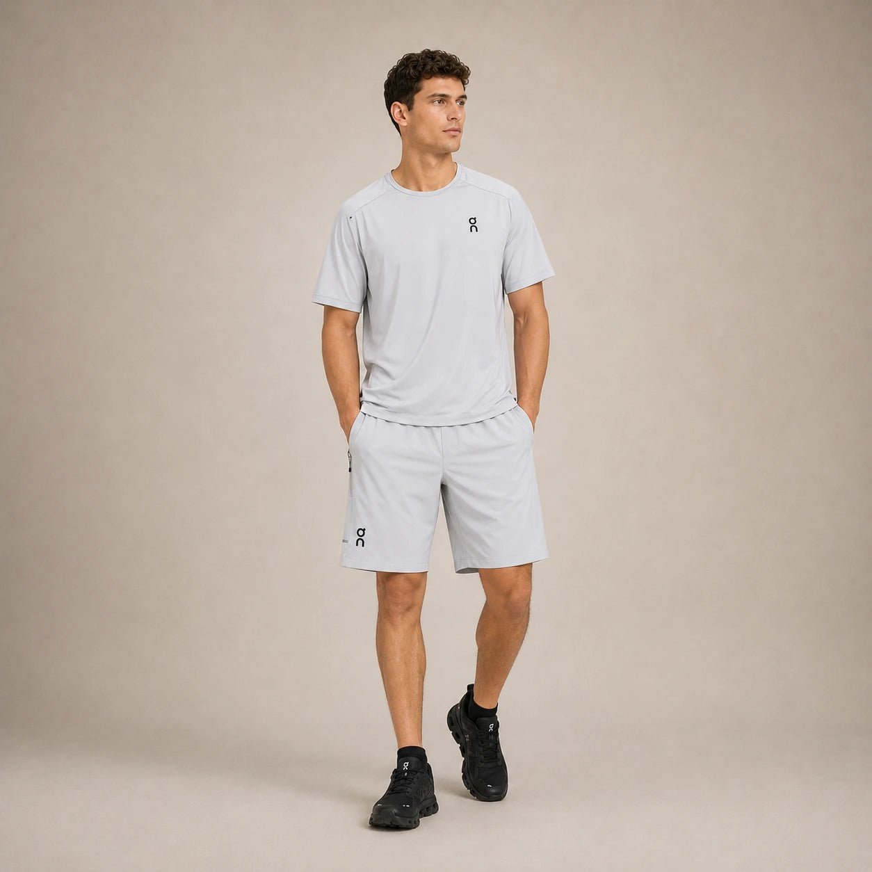 Ensemble Short On Frost Gray