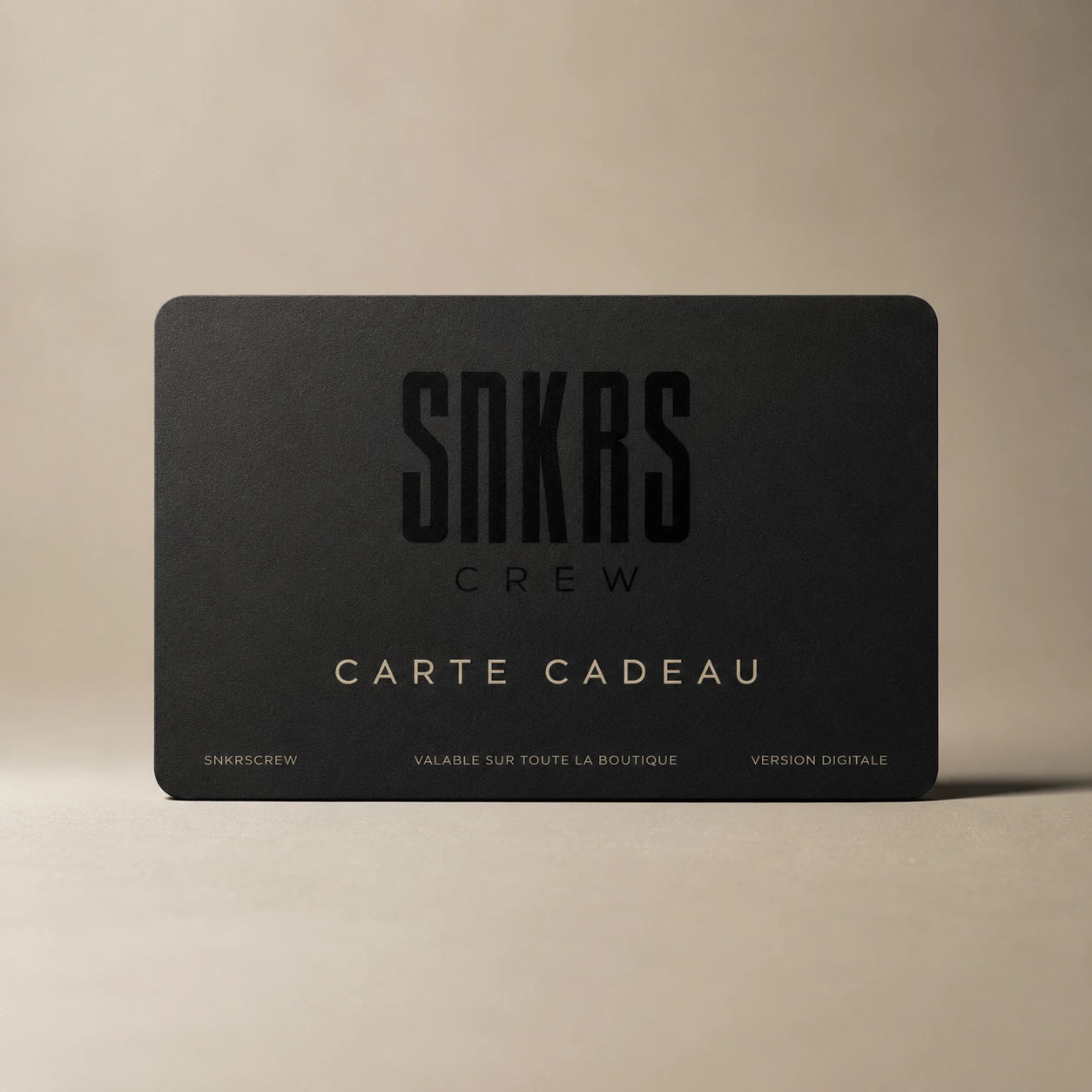 Carte Cadeau SNKRSCREW